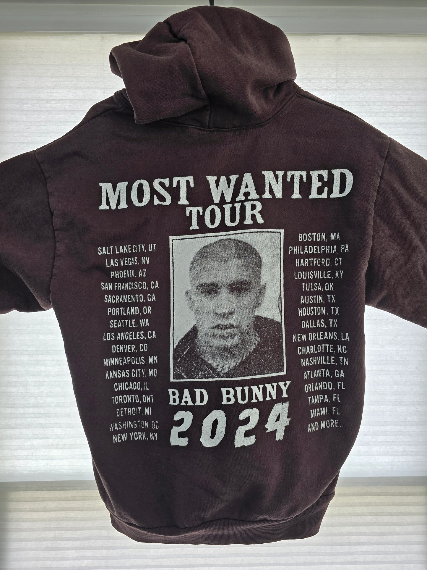 Bad Bunny Hoodie (Most Wanted Tour 2024)