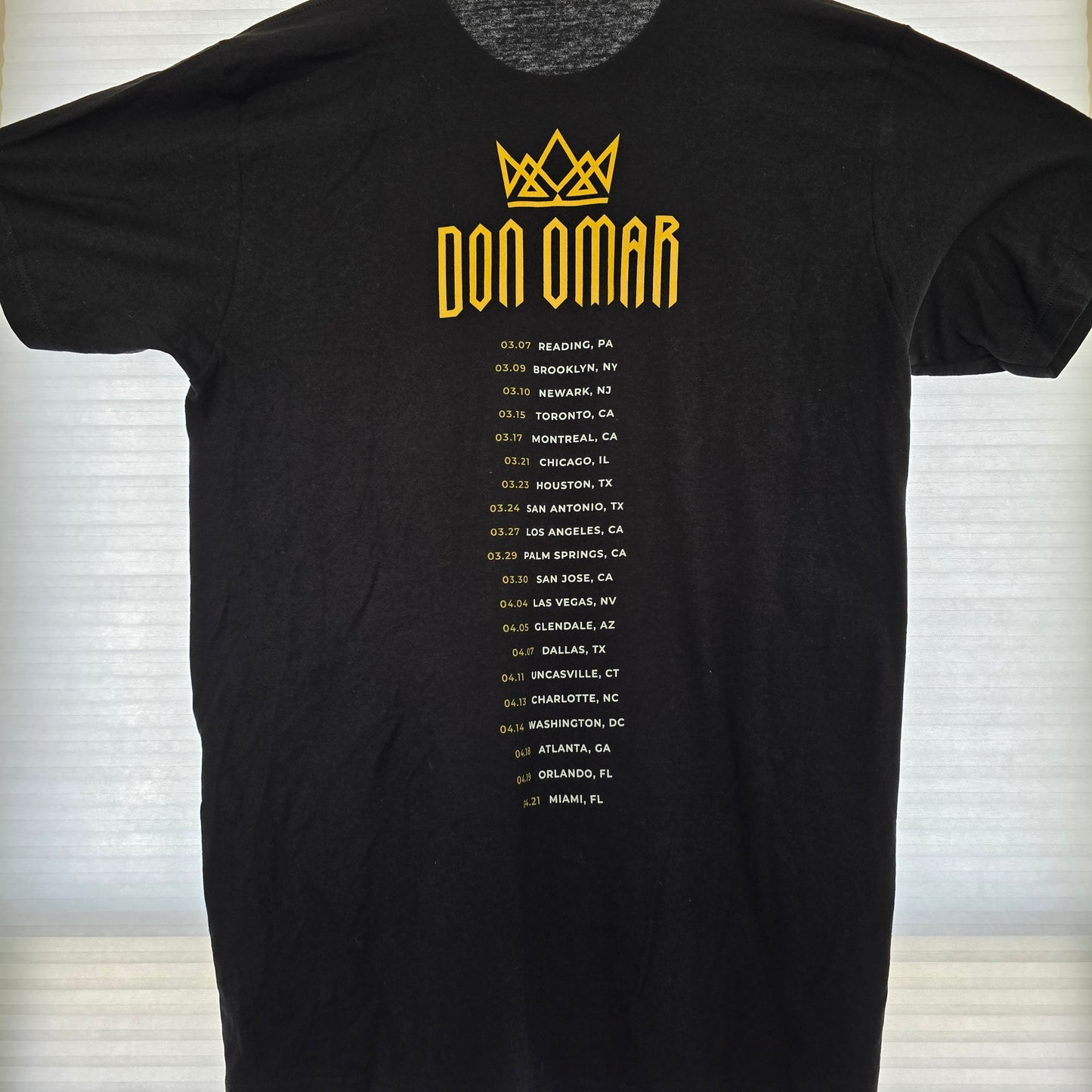 Don Omar Shirt (Back to Reggaeton Tour 2024)