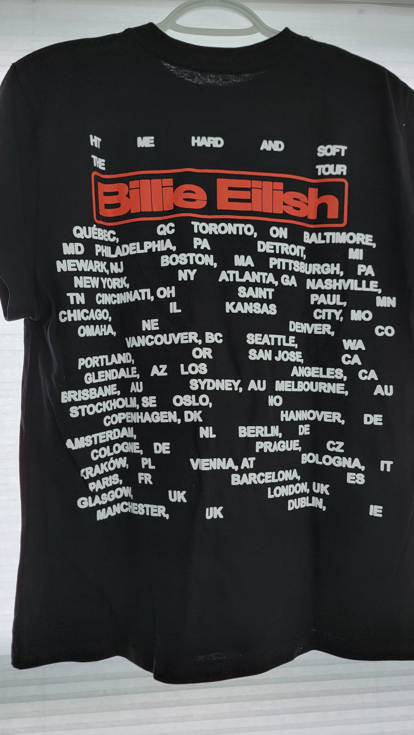 Billie Eilish Shirt (Hit Me Hard & Soft Tour 2024)