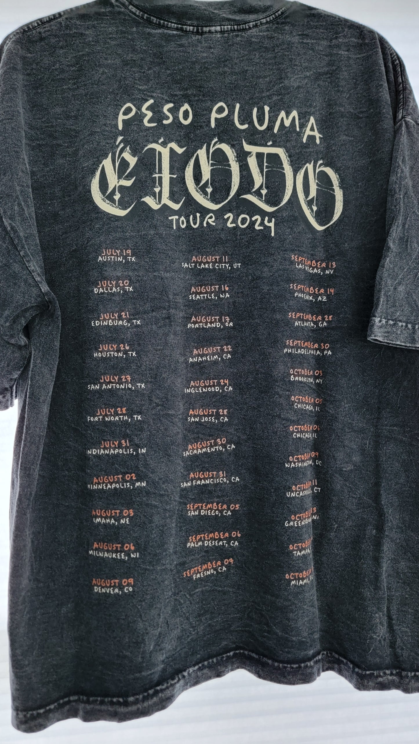 Peso Pluma Shirt (Exodo Tour 2024)